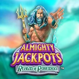 Official Jackpots logo: Almighty Jackpots – Realm of Poseidon by Novomatic at Bet365 Casino