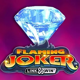 Flaming Joker Link and Win slot logo by Barstruck at Bet365 Casino