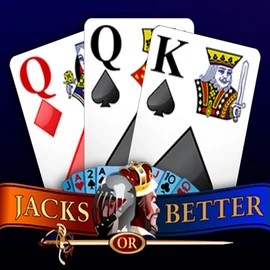 Official Poker logo: Jacks or Better (Origins) by Playtech at Bet365 Casino