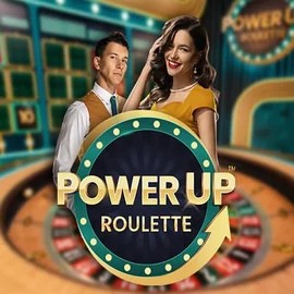 Official Live Casino logo: PowerUP Roulette by Pragmatic Play at Bet365 Casino