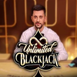 Unlimited Blackjack online game logo by Ezugi on bet365-casino.org